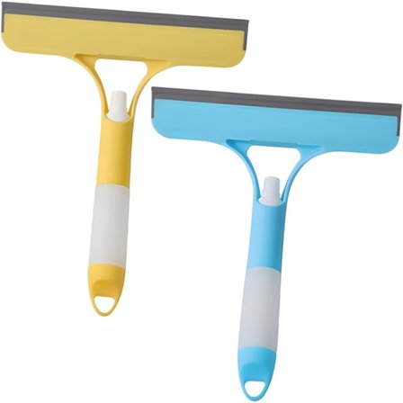 Spray Squeegee, 3-i-1 vinduesrenser med flaske og skraber til bil, husholdning og køkkenglas