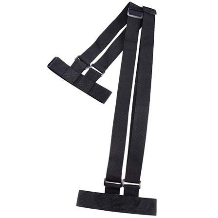 Pc Snowboard Skulderrem Sled Sele Harness Snowboarding Tilbehør Ski Joëring Sele Tilbehør Skiudstyr Snowboardrem Ski Rem Nylon Sort