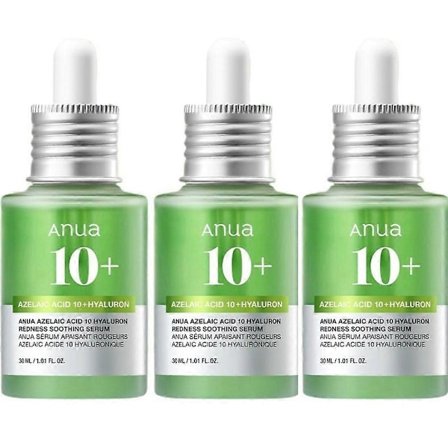 1/2/3x Anua Acid 10 Hyaluron Rødme Lindrende Serum Ansigtspleje 30ml 1oz