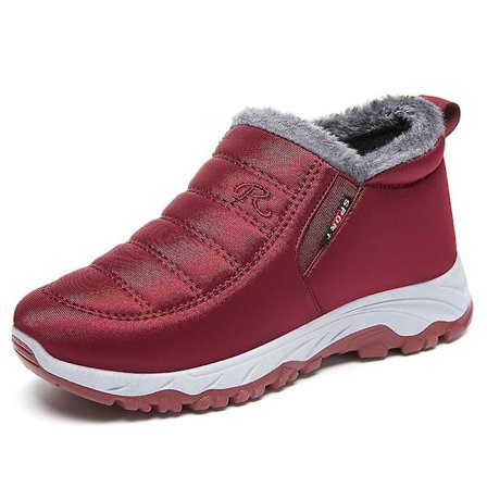 Tyylikkäät kevyet talvisaappaat naisille, vedenpitävät lumikengät ja -saappaat, täydelliset kylmään säähän - Perfet Red 41-max