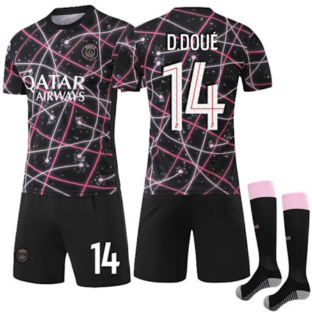 2025-2026 Paris Saint Germain Lasten Aikuisten Pelipaita Nro 14 Doue-FX-