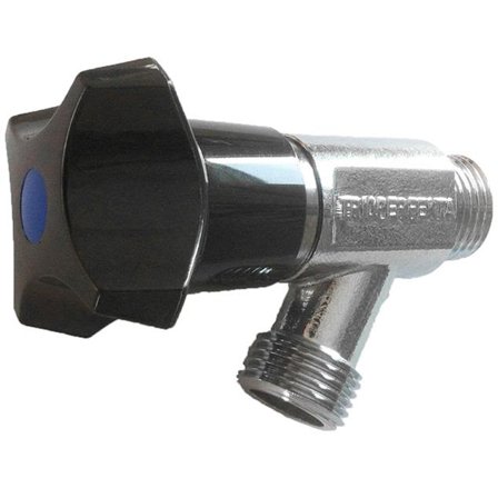 Trio Perfekta 975400 Tappventil för vägg, kort modell, G15, Tvättstuga