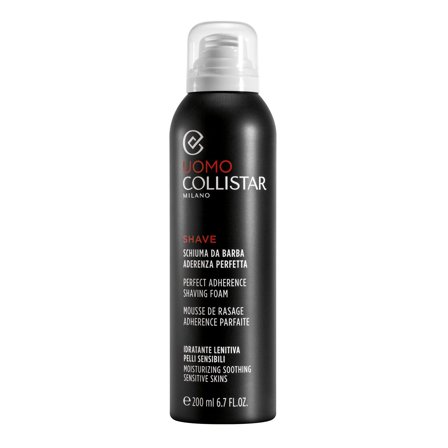 Collistar L'uomo Schiuma da Barba Aderenza Perfetta 200ml - Schiuma per Rasatura