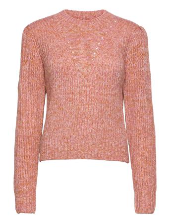 Loose Fit Crewneck Pullover With Puff Sleeves Pink Scotch & Soda