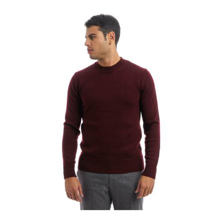 Altea, Round-neck Knitwear Rood, Heren, Maat:L