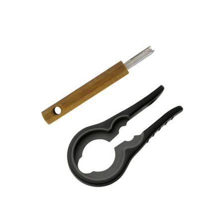 Duo Universell burk- och flasöppnare samt dragflik Fackelmann