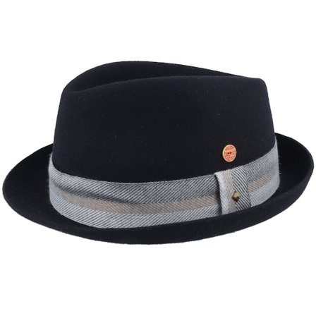 Mayser - Nero fedora Cappello - Samu Wool Soft Black Fedora @ Hatstore