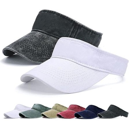 Visor Hat - Sports Solskjerm, Iave Dame Tennis Hat Justerbar