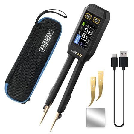 Uusin malli 2025 LCR-ST1 10 kHz LCR-mittari pinseteillä, Mini Smart SMD -testeri, ESR-mittari, yleismittari, kapasitanssi-induktanssi jatkuvuusdiodi T