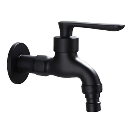 Utendørs hagekran, vintage kaldtvannskran med unikt kontrollgrensesnitt (1/2 tommers utløp – 1/2 tommers innløp), egnet for hage, vask