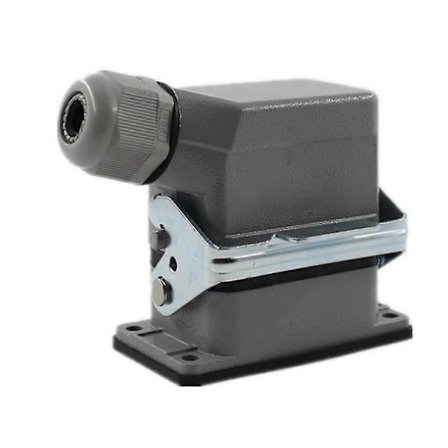 Rektangulære Kraftige Kontakter Hdc He 6 Kjerne Pin 16a 500v Vanntett Flyplugg Side Linje Con