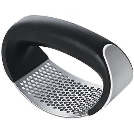 Valkosipulipuristin ammattikäyttöön, tukeva ja pehmeäkahvainen (11X7CM)