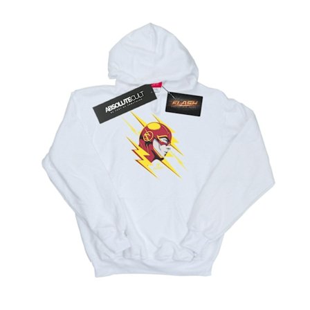 DC Comics Herr The Flash Lightning Portrait Hoodie L Vit