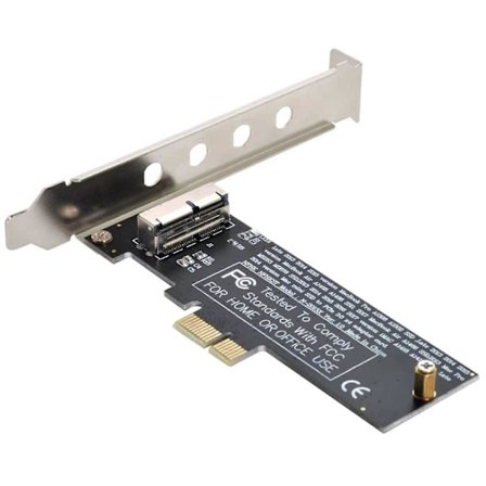 PCI Express Konverteringskort PCI-E 1X til 12+16 Pin for 2013-2017 Mac Pro Air SSD Konverteringskort