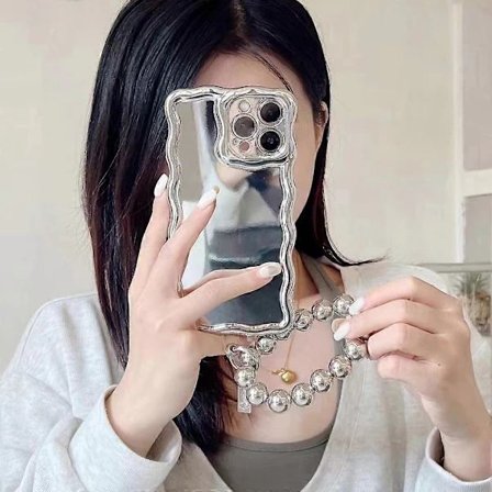 Cover til iPhone 14 Pro Max med snor, transparent silikonecover med justerbar anti-fald halskædecover til iPhone 14Pro Max, skulderremsetui