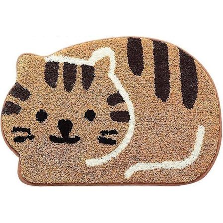 Bekväm Djur Söt Kattformad Badrumsmatta, Sovrum Badrum...