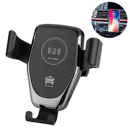 Bil Qi Trådlös Laddare, Snabb Laddning Telefonhållare För Nissan Kicks, 2-I-1 Design Som Kombinerar Laddare Och Mobilhållare