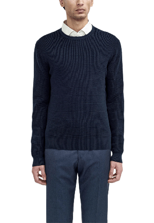 Tiger of Sweden Connor RWS Merinotröja Överdelar Herr Blå M