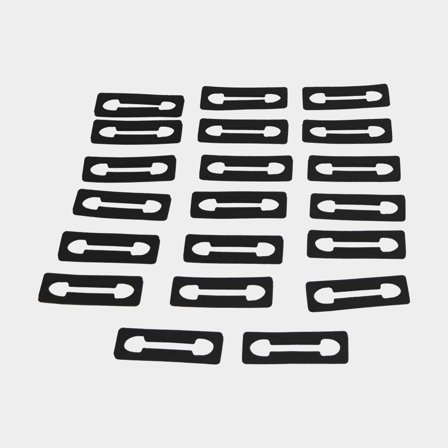 Těsnění pro třecí pant, 1 kus, vhodné pro Lewmar lodní poklopy