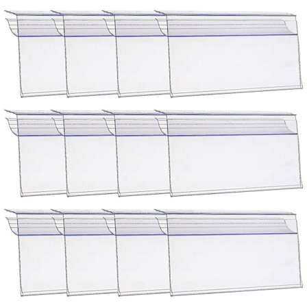 30 st glashyllsetiketter Hylletiketthållare Klipp Etiketthållare Korg Etiketter Klipp Klipp Hylla