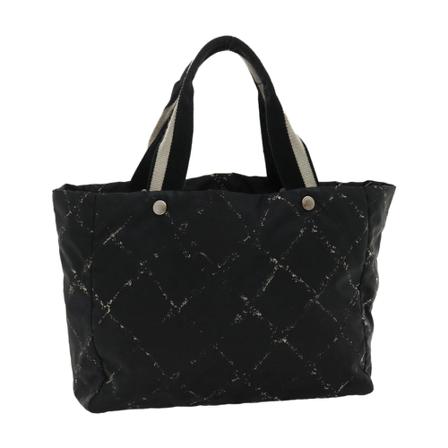 Chanel Vintage Pre-owned Tote Tas , Zwart , Dames , Maat: ONE Size Vintage Tassen