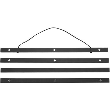 Magnetiske ophæng til malerier, plakater - Træ Scroll Ophæng Sæt - Kompatibel med forskellige rammer