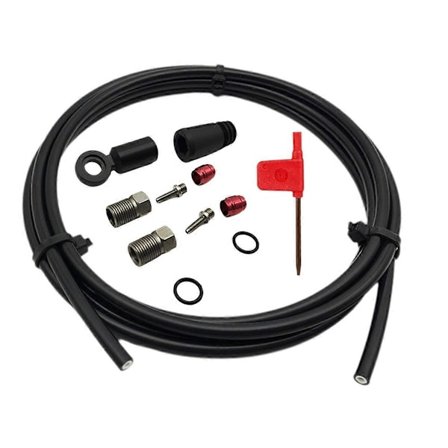 Sykkel 2 Meter Hydraulisk Skivebremseslange Kit for SRAM Flat Mount HRD Red Force Apex Sykkelbremsekobling