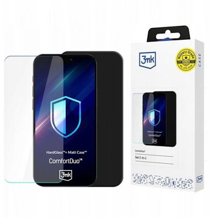 Smartphone 3mk Apple iPhone 16 Pro Max - ComfortDuo Svart Matt