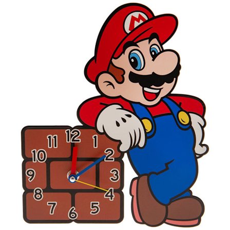 Super Mario Seinäkello Premium