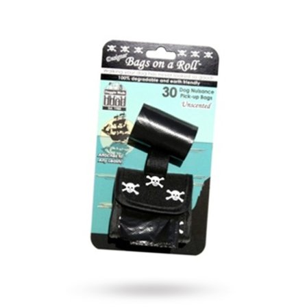 Doggie Walk Bags - Designer Bag - Black Skull - Till hundpromenaden