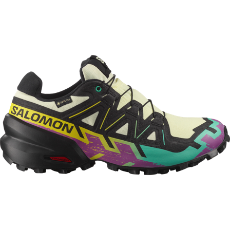 Salomon - Trail Running shoes Speedcross 6 Gtx W - Transparent Yellow / Black - 9