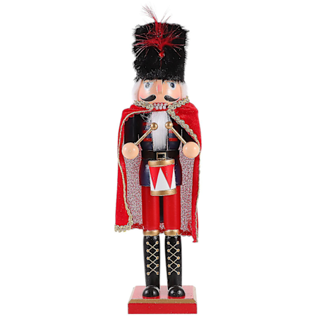 Joulupähkinänsärkijä-sotilashahmo työpöydälle, puinen pähkinänsärkijä-koriste joulujuhliin