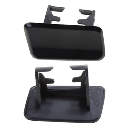 1 Par Dæksel til Sprinklerdyse til Forlygte Udskiftning til X3 E83 61673416176 61673416175 Bilreparationsudstyr Sort