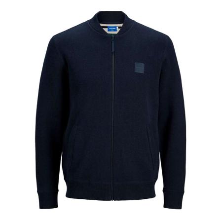 Jack & Jones, Kick knit baseball cardigan Blauw, Heren, Maat:S,Katoen