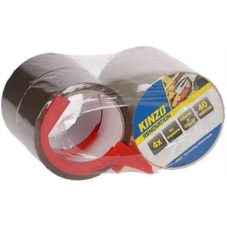 Tape Pakke med 4 stk. 50 m + Holder