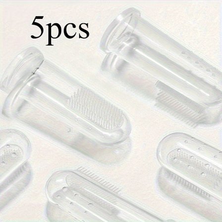 2/3/5 st Husdjurs Finger Tandborste Set Tandvård