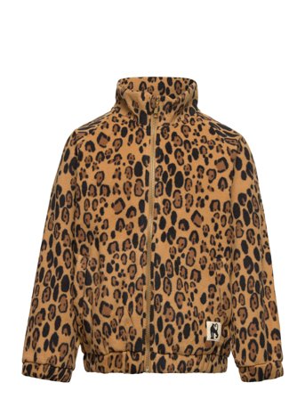 Mini Rodini Leopard Fleece Jacket - Multi/patterned - 104-110