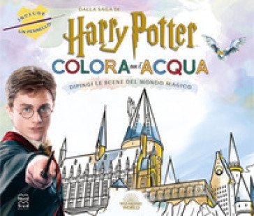 Harry potter. Colora con l'acqua. Con pennarello J. K. Rowling