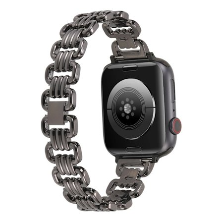 Apple Watch Series 8 (41mm) klockarmband med stilren ring - Svart