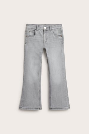 Kappahl | Bootcut jeans mid waist | Silvergrå