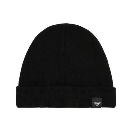 Emporio Armani Beanies , Zwart , Heren , Maat: L Hoeden