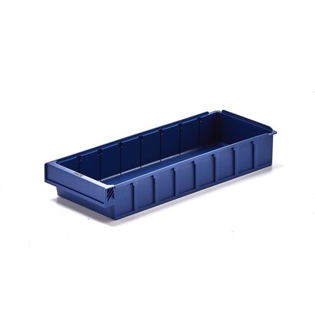 Stores box DETAIL, fits 7 dividers, 500x188x80 mm, blue