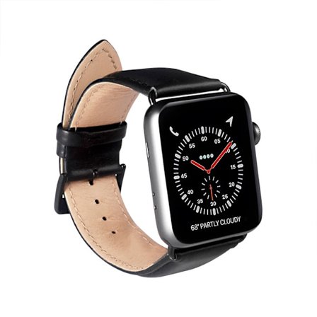 BUFFALO Kelloranneke Musta Apple Watch 42/44/45