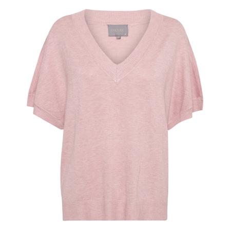 Culture T-shirt SS V-neck rosa, Dam, Dam, Storlek: L