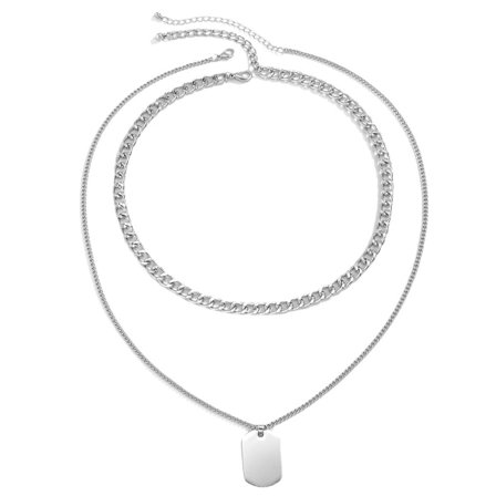 Følsomt kropsdesign trendy dreng halskæde guld kæde geometrisk europæisk og amerikansk high street hip-hop halskæde