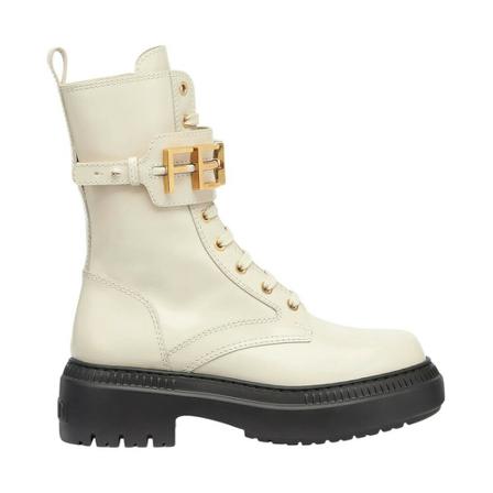 Fendi, Boots Wit, Dames, Maat:37 EU