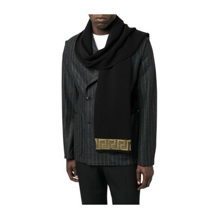 Versace Scarves , Zwart , Heren , Maat: ONE Size Sjaals
