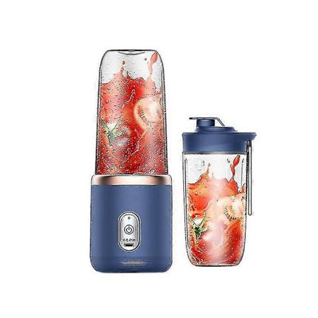6 Terän Mehukone Blenderi Mehukuppi Ja Kansi Kannettava USB Latautuva Pieni Hedelmämehun Sekoitin Kone
