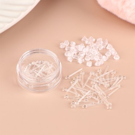 60st/200st Färgglada anti-allergi plast örhänge Anti-bl