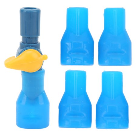 5 STK Fødevaregodkendt Silikone Vandpose Bideventil med Lige Rørforbindelse Cykel Suttedyse